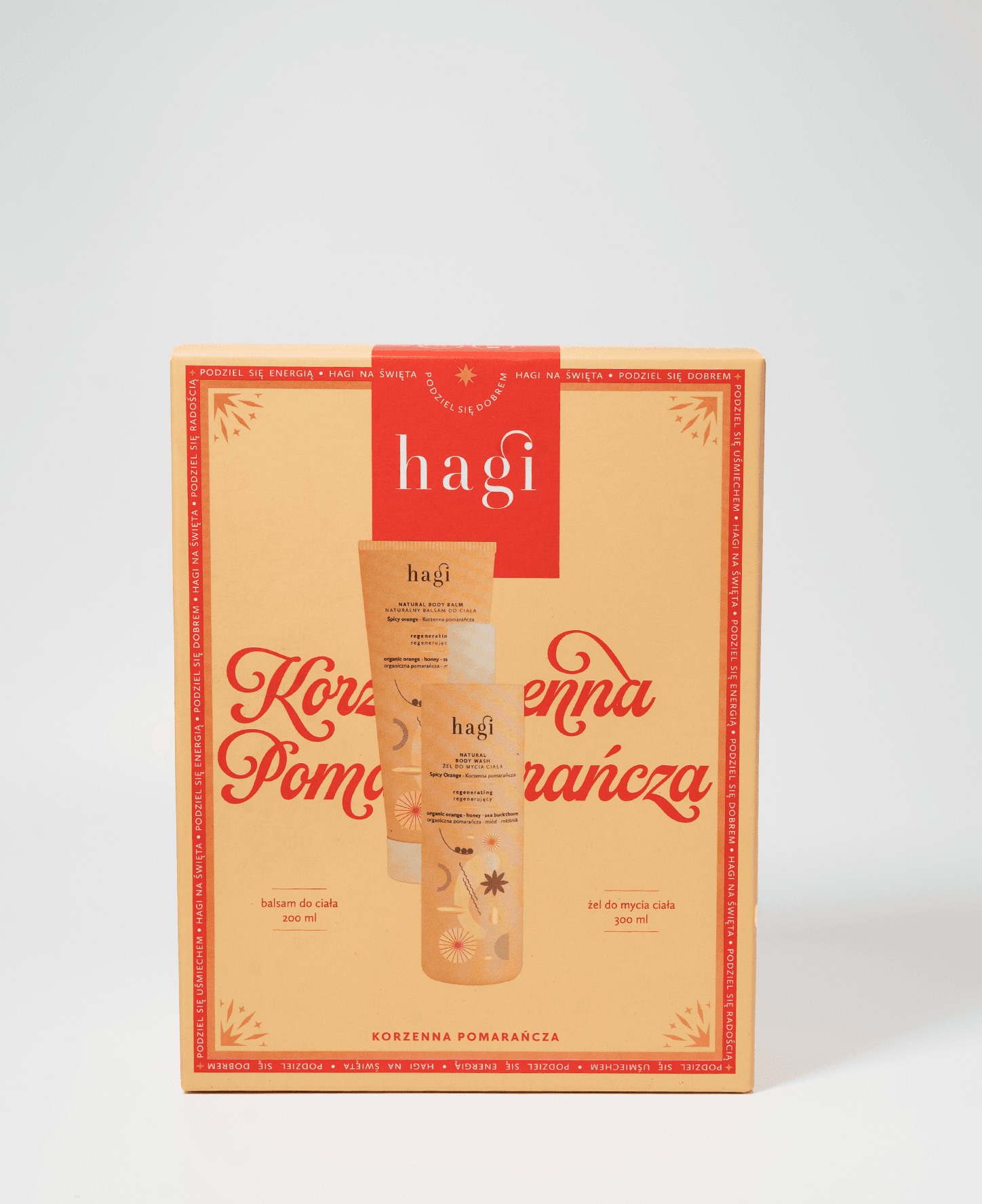Zestaw żel i balsam Korzenna Pomarańcza