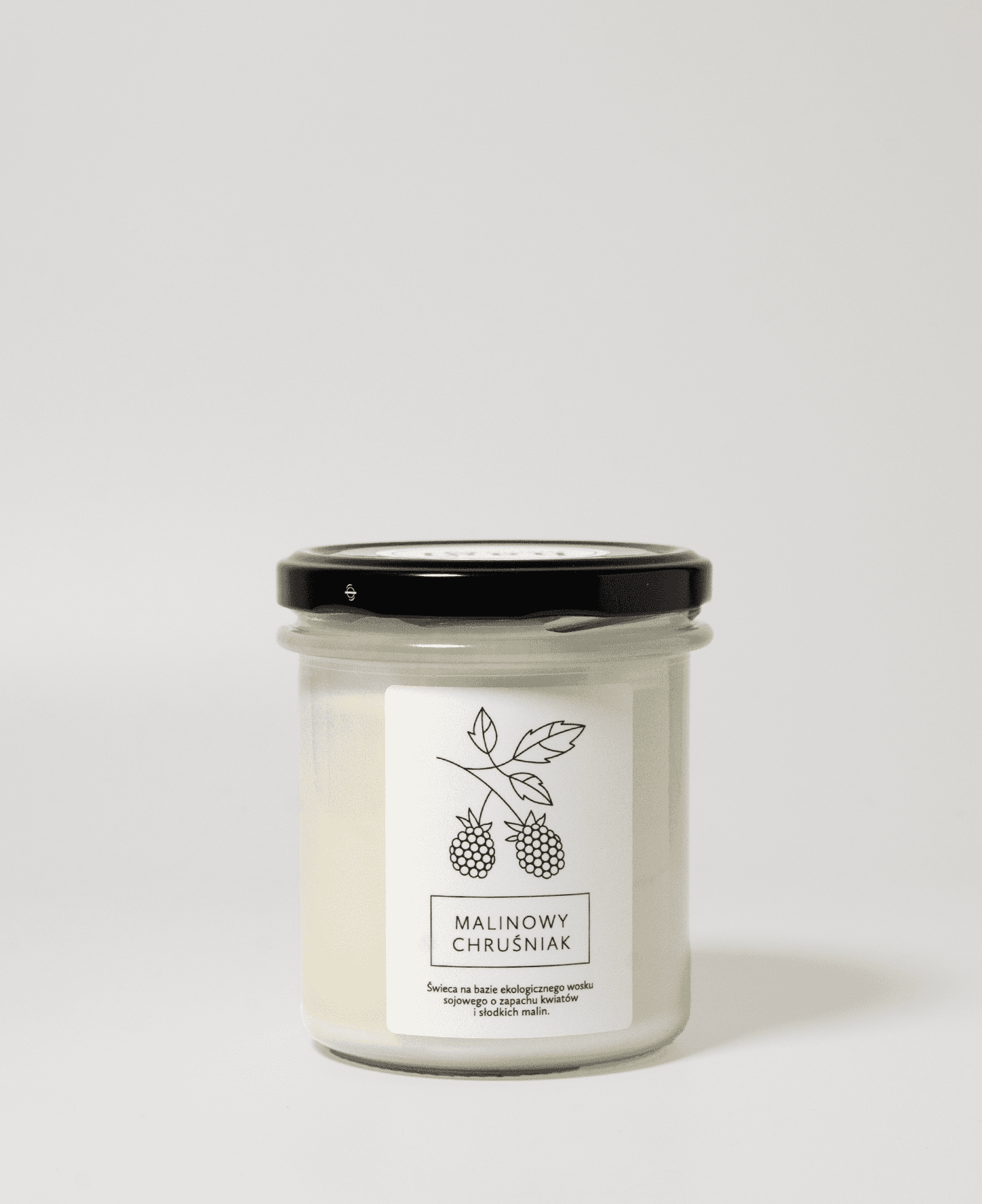 Świeca sojowa Malinowy Chruśniak